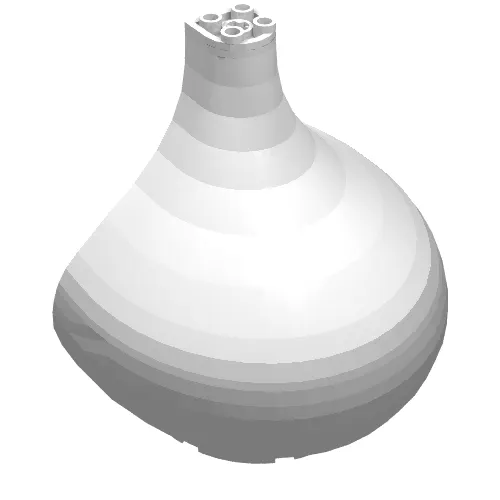 Tower Roof 8 x 12 x 10 Onion Dome