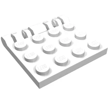 Hinge Plate 3 x 4 Locking Dual 2 Finger, 9 Teeth