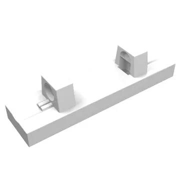 Hinge Tile 1 x 4 Locking Dual 1 Fingers on Top [4 Locking Ridges]