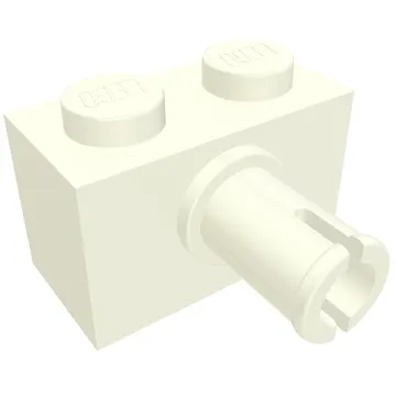 Brick Special 1 x 2 with Pin - Bottom Stud Holder