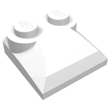 Brick Curved 2 x 2 x 2/3 Two Studs and Curved Slope End