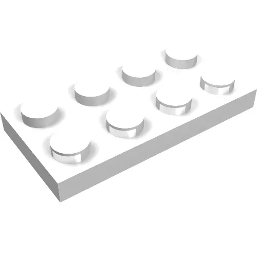 Plate 2 x 4 with Electric Contacts
