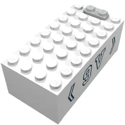 Battery Box, 9V Small [Complete Assembly] with '9V' Print
