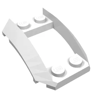 Wheel Arch, Curved Wedge 4 x 3 with 2 x 2 Opening and 4 Studs