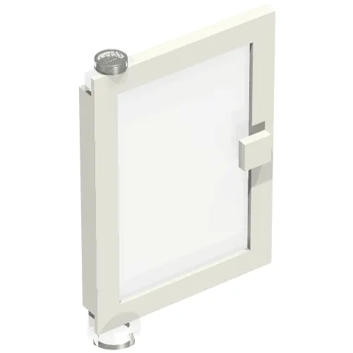 Door 1 x 4 x 5 Left with Trans-Clear Glass