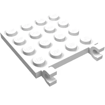 Plate Special 4 x 4 with Clips Horizontal
