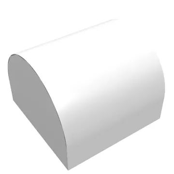 Brick Curved 1 x 1 x 2/3 Double Curved Top, No Studs