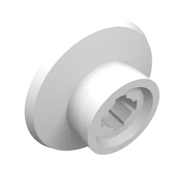 Train Wheel Small, hole notched for wheels holder pin