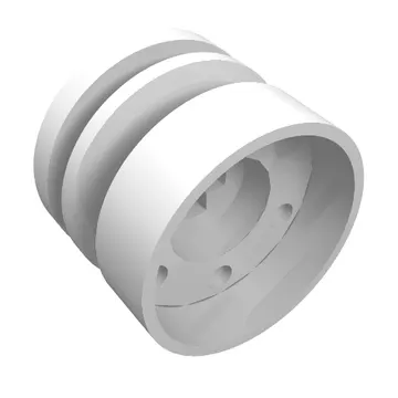 Wheel 18mm x 14mm with Axle Hole, Fake Bolts and Shallow Spokes