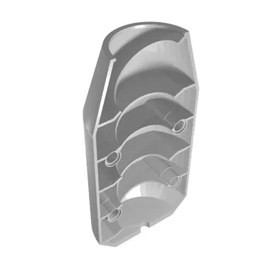 Tipper Drum 3 x 6 x 10 Cement Mixer Half with 4 Technic Pin Holes