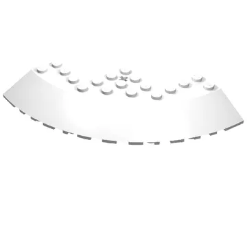 Brick Round Corner 10 x 10 with Slope 33° Edge, Axle Hole, Facet Cutout