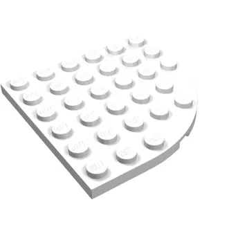 Plate Round Corner 6 x 6