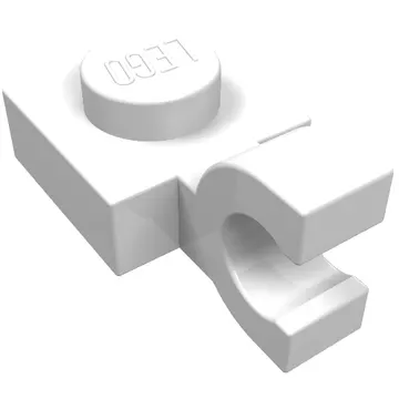 Plate Special 1 x 1 with Clip Horizontal [Thick U Clip]