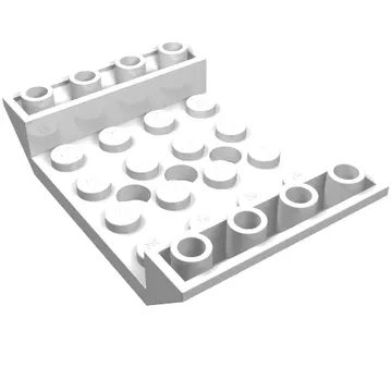 Brick Sloped Inverted 45° 6 x 4 Double with 4 x 4 Recessed and 3 Holes