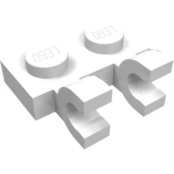 Plate Special 1 x 2 with Clips Horizontal [Thick U-Clips]