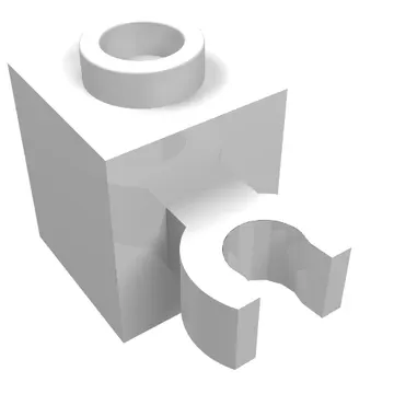 Brick Special 1 x 1 with Clip Vertical [Open O Clip, Hollow Stud]