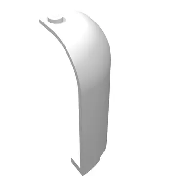 Panel 3 x 3 x 6 Corner Convex with Curved Top
