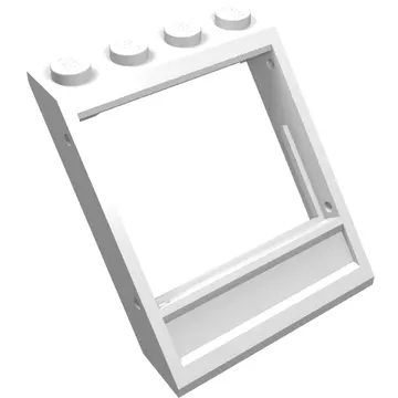 Window 4 x 4 x 3 Roof with Bottom Panel