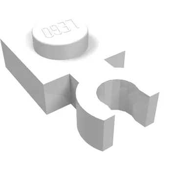 Plate Special 1 x 1 with Clip Vertical [Thick Open O Clip]