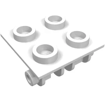 Hinge Brick 2 x 2 Top Plate Thin