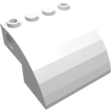 Brick Curved 4 x 4 x 2 with Holes