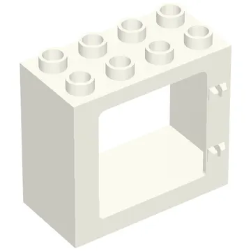 Duplo Door / Window Frame Flat Front Surface, Completely Open Back