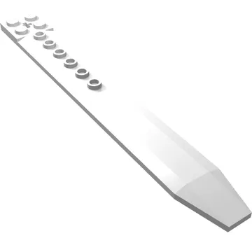 Plate Special 2 x 16 with Angled Side Extensions and Hole (Rotor Blade)