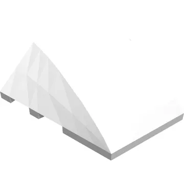 Brick Wedged, Curved 4 x 3 No Studs [Plain]