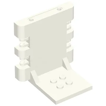 Hinge Bracket 4 x 5 x 5 Locking with 2 Fingers, Two on Each Side, 7 Teeth