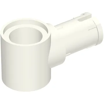 Technic Pin Connector Hub with 1 Pin with Friction Ridges Lengthwise [Centered Friction Ridge]