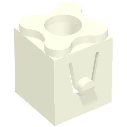 Scala, Building, Support Connector Brick, Pin Hole