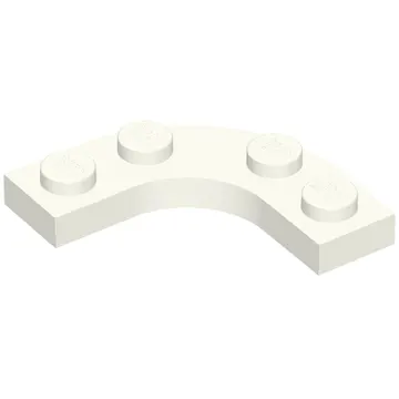 Plate Round Corner 3 x 3 with 2 x 2 Round Cutout