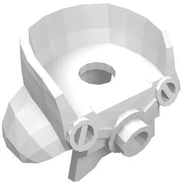 Minifig Neckwear Armour Space with Shoulder Protection and High Back [Plain]