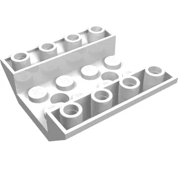 Brick Sloped Inverted 45° 4 x 4 Double with 4 x 2 Recessed, 2 Holes