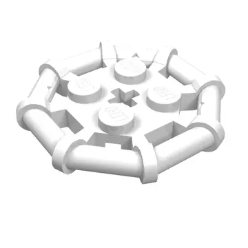Plate Special 2 x 2 with Bar Frame Octagonal, Reinforced, Completely Round Studs