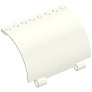 Panel 4 x 8 x 4 Quarter Circle with Axle Holes