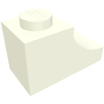 Brick Curved 2 x 1 with Inverted Cutout