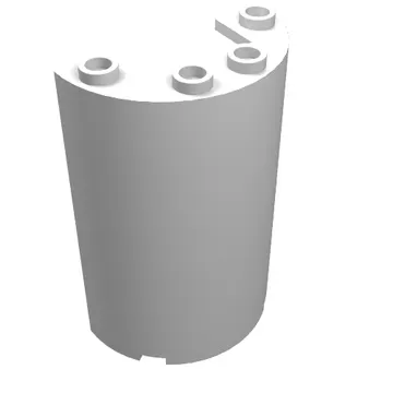 Cylinder Half 2 x 4 x 5 with 1 x 2 cutout