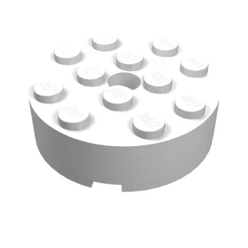 Brick Round 4 x 4 Centre Hole