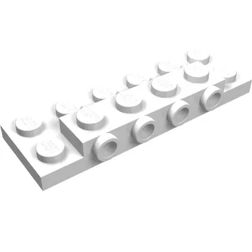 Plate Special 2 x 6 x 2/3 with 4 Studs on Side, 1 Support Wall on Bottom
