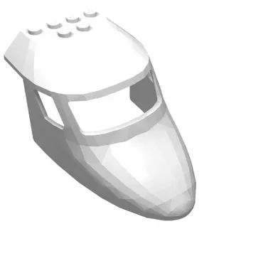 Aircraft Fuselage Curved Forward 6 x 10 Top