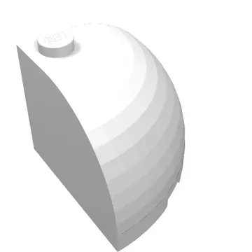 Brick Round Corner 3 x 3 x 2 Dome Top