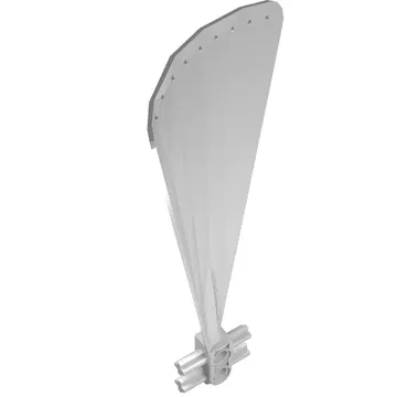 Propeller 1 Blade 14L with Two Pin Holes and Four Axles