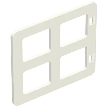 Duplo Door / Window with Four Equal Square Cornered Panes