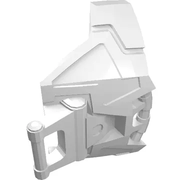 Large Figure Chest Cover, Armour with Angled Bar on Top and Straight Bar on Bottom
