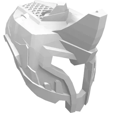 Large Figure Mask, Rhino