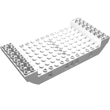 Boat Hull Section, Large Middle 8 x 16 x 2 1/3 with 5 Holes