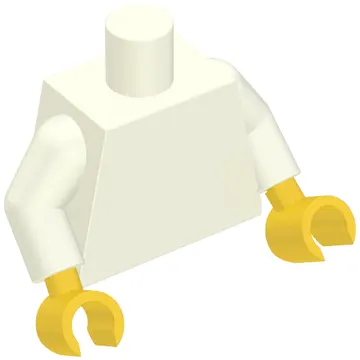 Torso, White Arms, Yellow Hands [Plain]