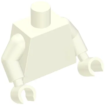 Torso, White Arms and Hands [Plain]
