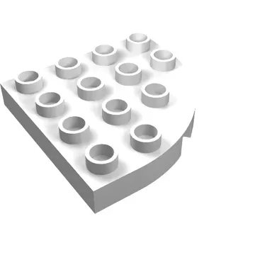 Duplo Plate Round Corner 4 x 4